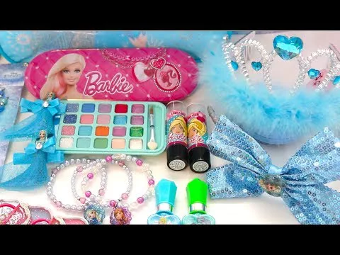 barbie frozen deluxe makeup cosmetic set